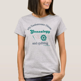Camiseta Mis planes de jubilación: Genealogía y confección 