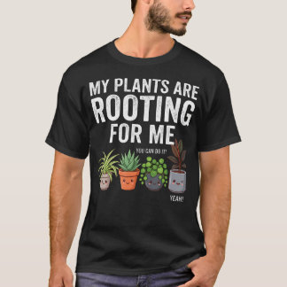 Camiseta Mis Plantas Me Están Enraizando Casa Planta