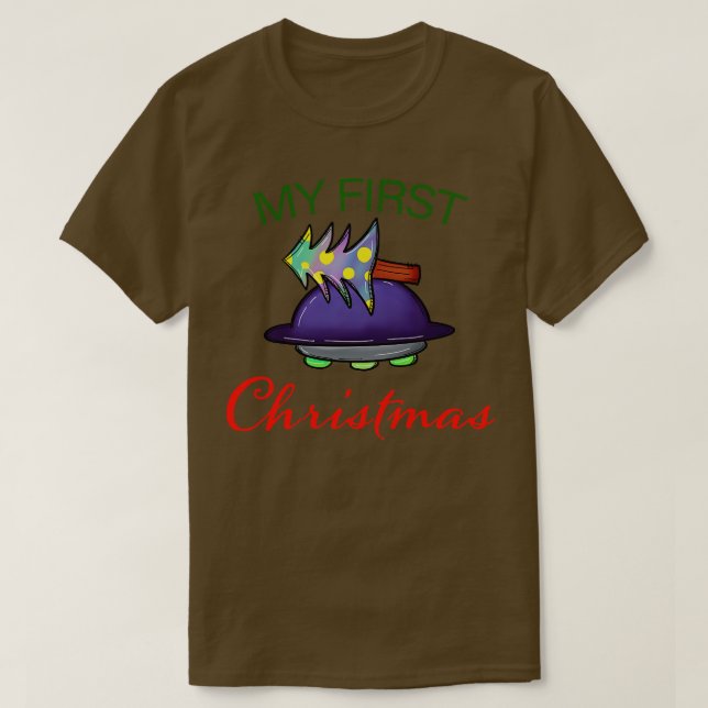 Camiseta mis primeras navidades 3 (Diseño del anverso)