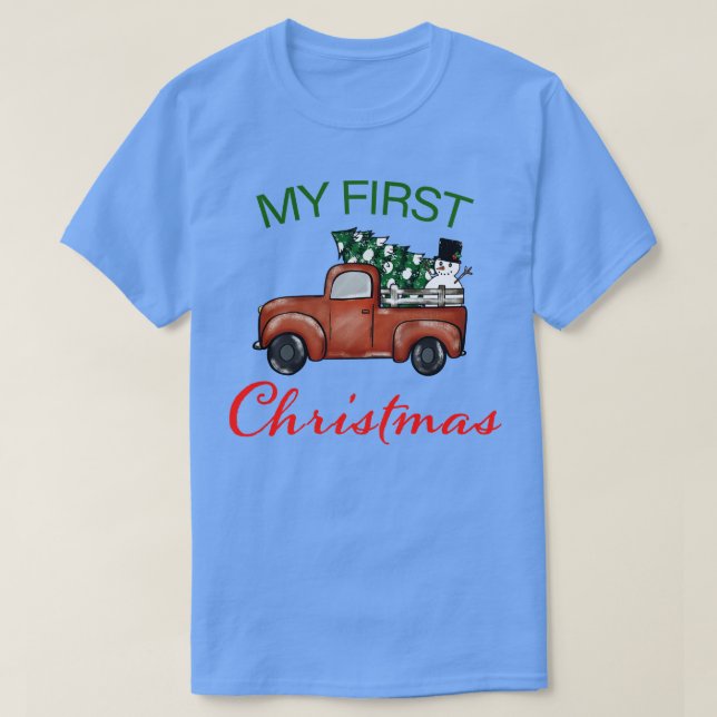 Camiseta mis primeras navidades 6 (Diseño del anverso)