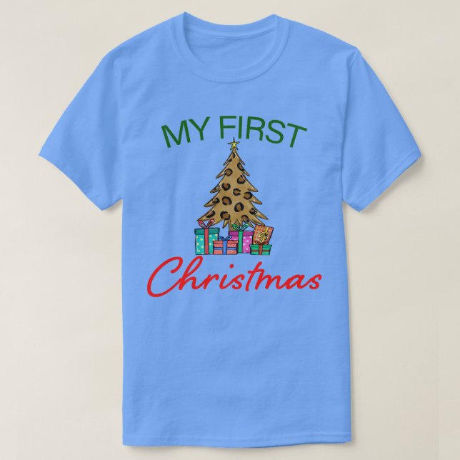 Camiseta mis primeras navidades 8 (Diseño del anverso)