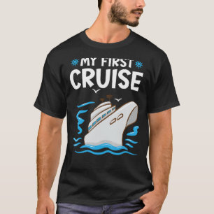 Camiseta Mis primeros cruceros, hombres, mujeres, Chicas y 