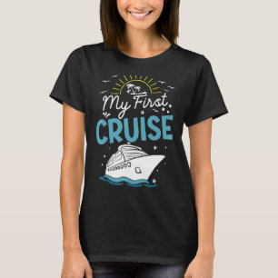 Camiseta Mis primeros cruceros Hombres Mujeres Chicas y Cru