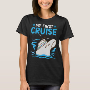 Camiseta Mis Primeros Cruceros Hombres Mujeres Chicas Y Niñ