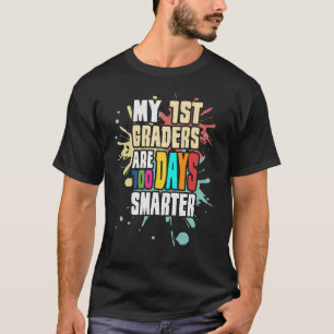 Camiseta Mis Primeros Grados Son 100 Días Más Inteligentes 