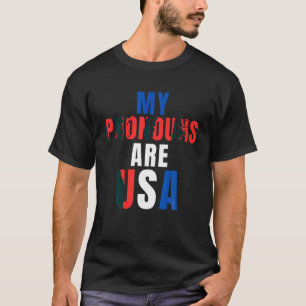 Camiseta Mis pronósticos son EE.UU. Nosotros, el pueblo 4 d