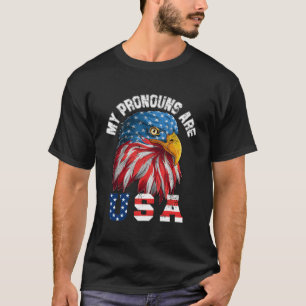 Camiseta Mis Pronunciantes Son Eeuu Divertido 4 De Julio Am