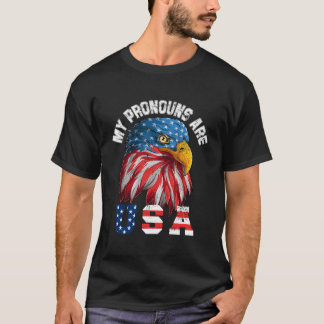Camiseta Mis Pronunciantes Son Eeuu Divertido 4 De Julio Am