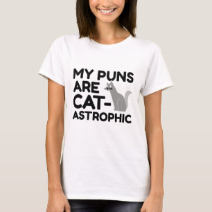 Camiseta Mis Puns son catastróficos