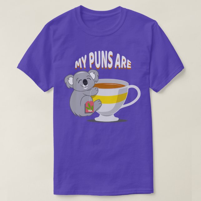 Camiseta Mis Puntas Son El Té De Koala (Diseño del anverso)