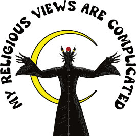 Camiseta Mis puntos de vista religiosos son complicados