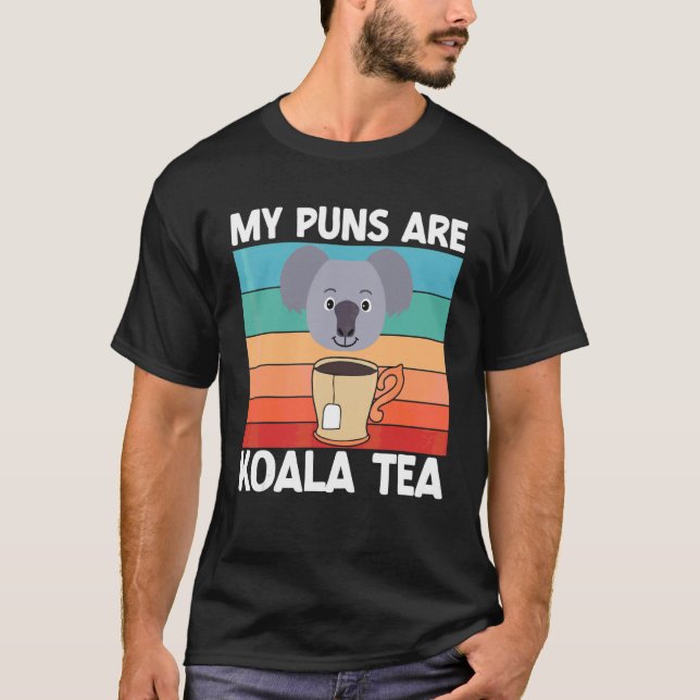 Camiseta Mis Puntuaciones Son Animales De Oso Koala Tea Pun (Anverso)