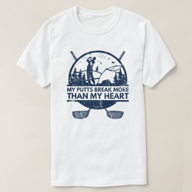 Camiseta Mis Putks rompen regalos de golf más divertidos (Diseño del anverso)