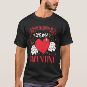 Camiseta Mis Residentes Son Mi Enfermera De San Valentín Co