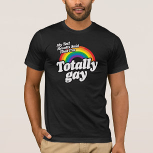 CAMISETA MIS RESULTADOS DE LA PRUEBA DIJERON AL GAY