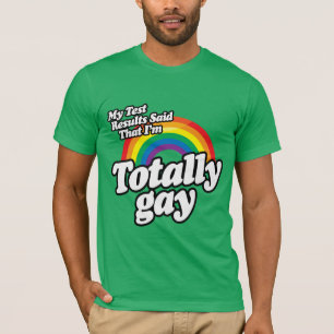 CAMISETA MIS RESULTADOS DE LA PRUEBA DIJERON GAY