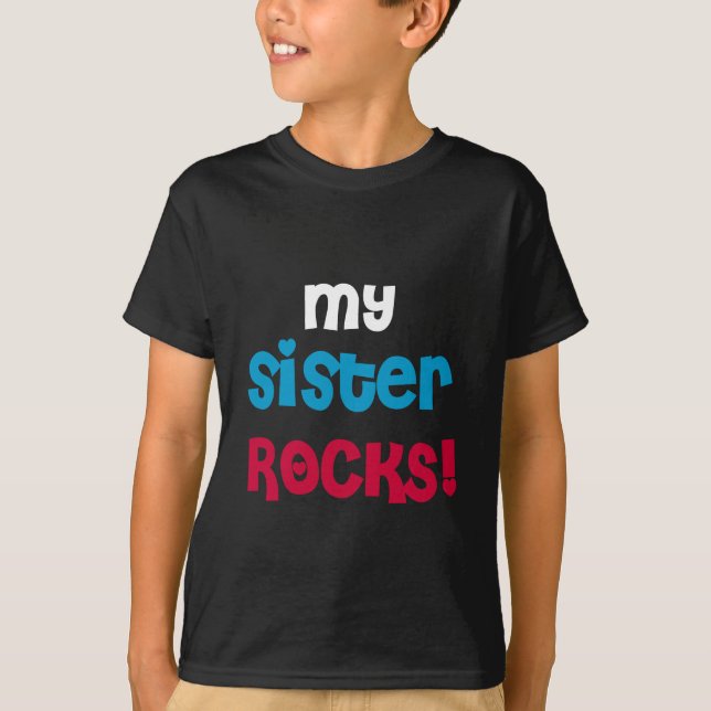 Camiseta Mis rocas de la hermana (Anverso)