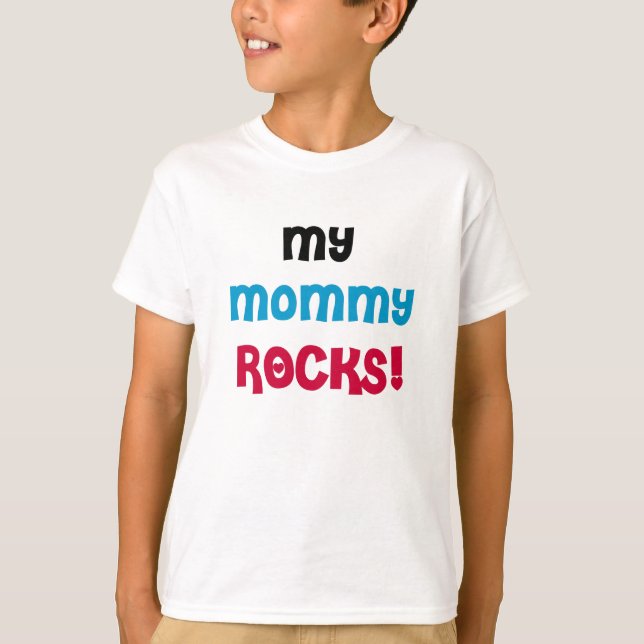 Camiseta Mis rocas de la mamá (Anverso)