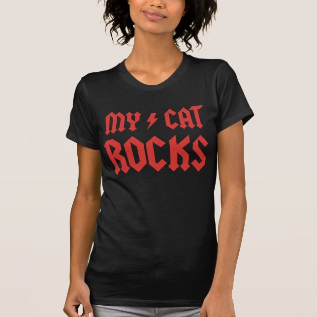 Camiseta ¡Mis rocas del gato! (Anverso)