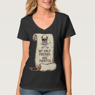 Camiseta Mis únicos amigos son el mar de la carrillada pira