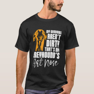 Camiseta Mis ventanas no son el propietario del Mascota Gre