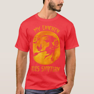 Camiseta Mis viajes en pollos dispararon a divertida amante