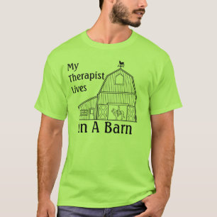 CAMISETA MIS VIDAS DEL TERAPEUTA EN UN GRANERO
