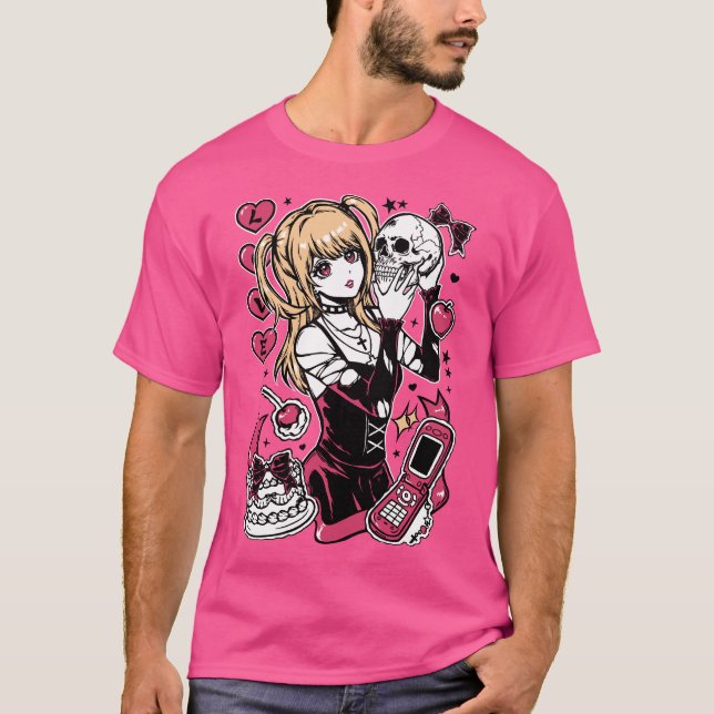 Camiseta Misa Gótica Chica Anime (Anverso)