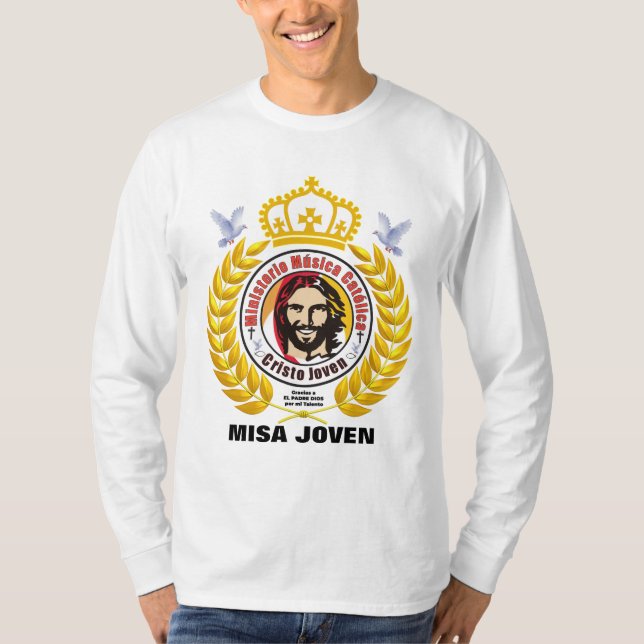 Camiseta Misa Jove Cristo Joven (Anverso)