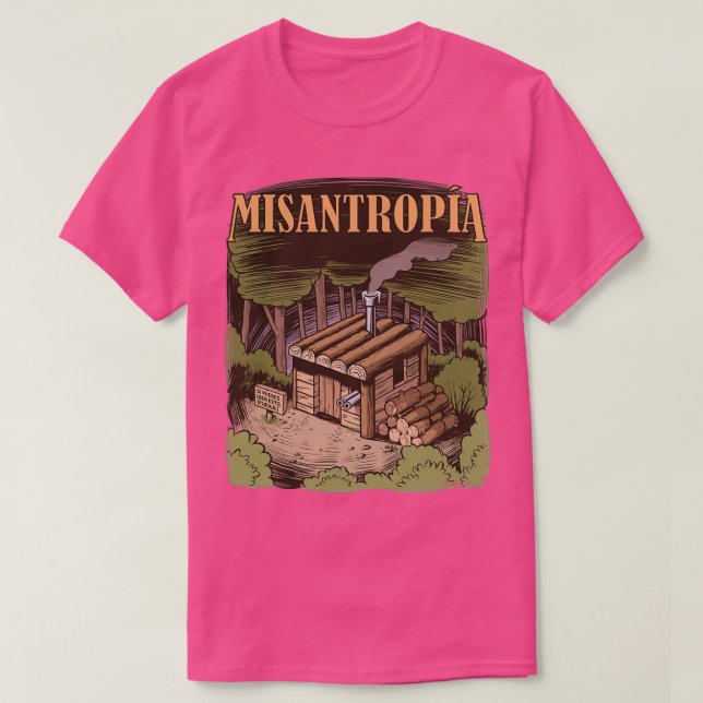 Camiseta Misantropía (Diseño del anverso)