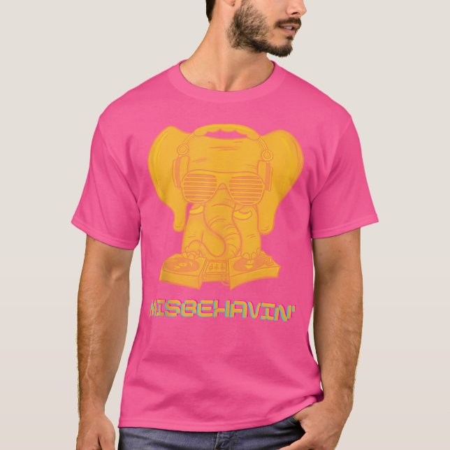 Camiseta Misbehaving Edm Music Festival Rave (Anverso)