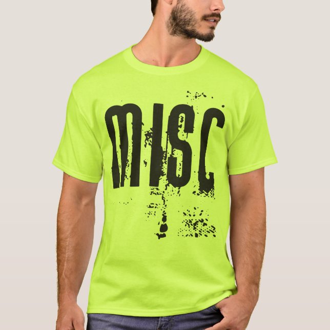 Camiseta MISC Bodybuilding Shirt (Anverso)