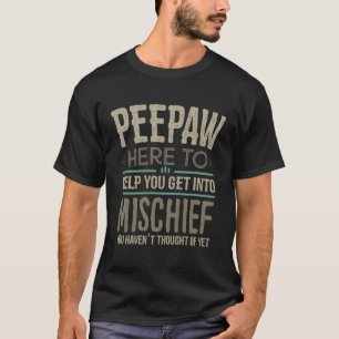 Camiseta Mischief de Peepaw para el Día de los Abuelos