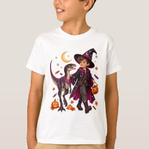 Camiseta Mischief Wizard & Masiakasaurus Halloween
