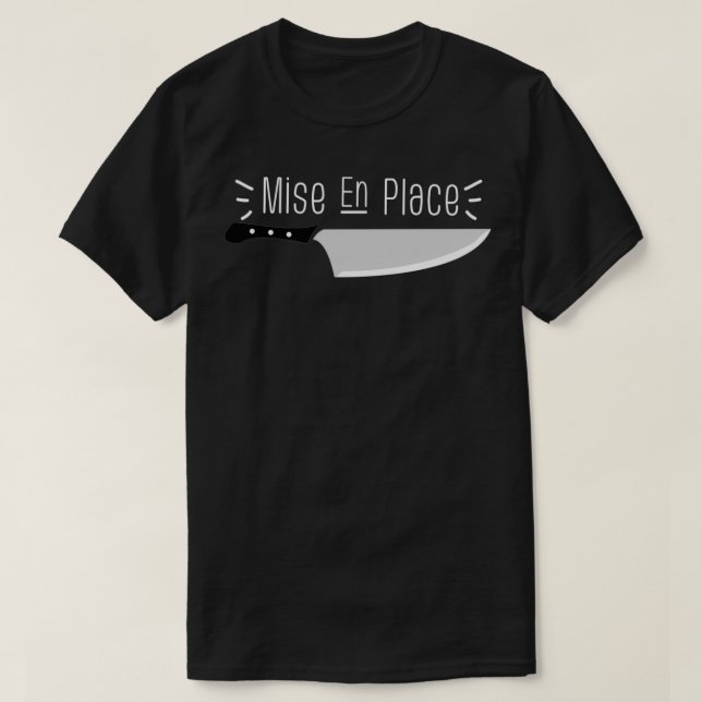 Camiseta Mise En Place 2 (Diseño del anverso)