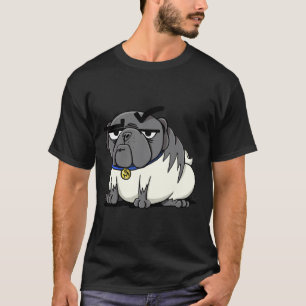 Camiseta Miserable Señor Max el Pug Clásico  876