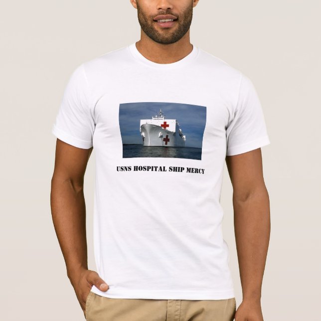 Camiseta Misericordia del buque hospital de USNS (Anverso)