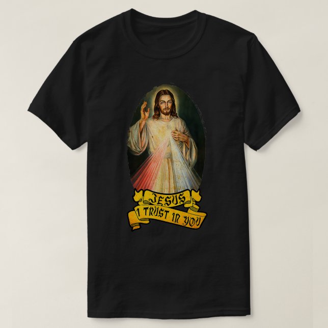 Camiseta Misericordia divina católica para los devotos (Diseño del anverso)