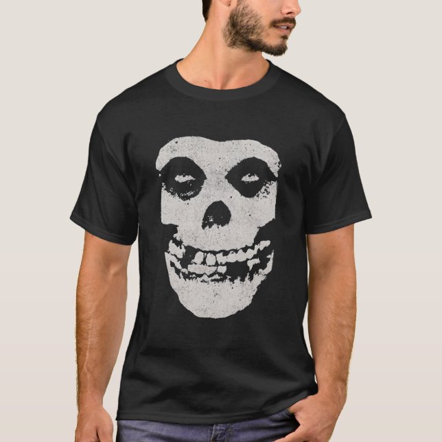 Camiseta Misfits Â€“ Distressed Skull (Anverso)