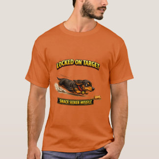 Camiseta Misil Buscador de Snacks Dachshund | Perro Groovel