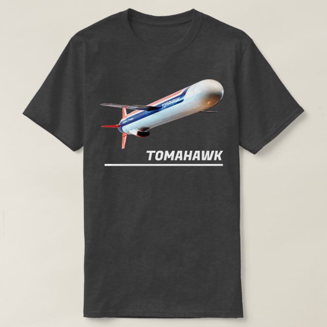 Camiseta Misil de ataque terrestre Tomahawk BGM109 (Diseño del anverso)