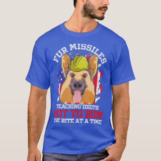 Camiseta Misiles Fur Policía Pastora Alemana Militar