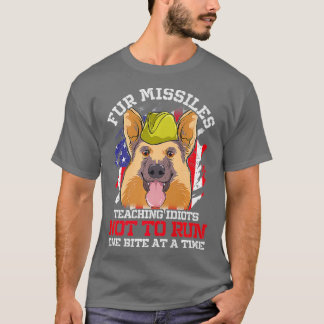 Camiseta Misiles Fur Policía Pastora Alemana Militar
