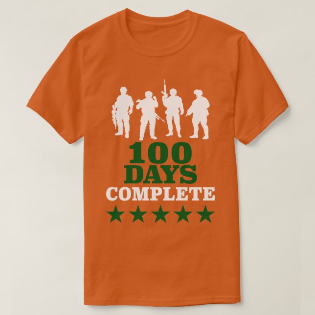 Camiseta Misión 100 días completos (Diseño del anverso)