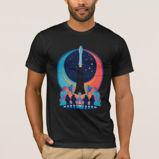 Camiseta Misión Artemis II: Viaje a la Luna - Retro Ve
