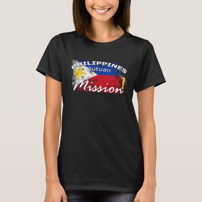 Camiseta Misión Butuan Mormon LDS de Filipinas Misionero I (Anverso)