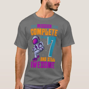 Camiseta Misión Completada Ahora Con 7 Y Todavía Increíble