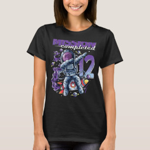Camiseta Misión cumplida 12º Chica de cumpleaños 12 años