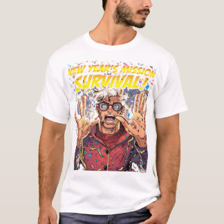 Camiseta Misión de Año Nuevo: ¡Supervivencia! Personaje de 