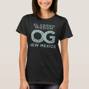 Camiseta Misión de El Cerro Nuevo México Mostrar pueblo ori